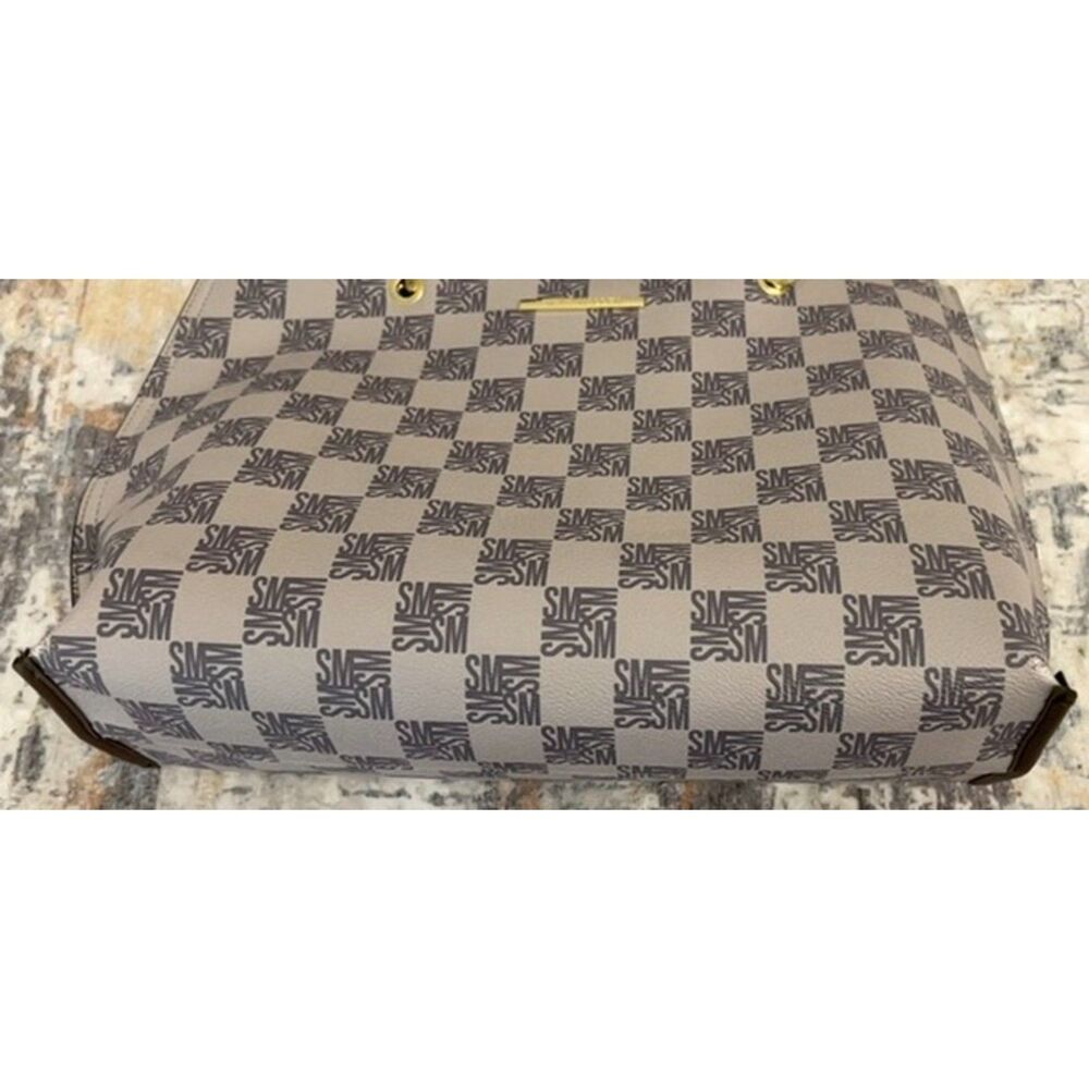 Steve Madden signature tote with matching clutch - Picture 10 of 14
